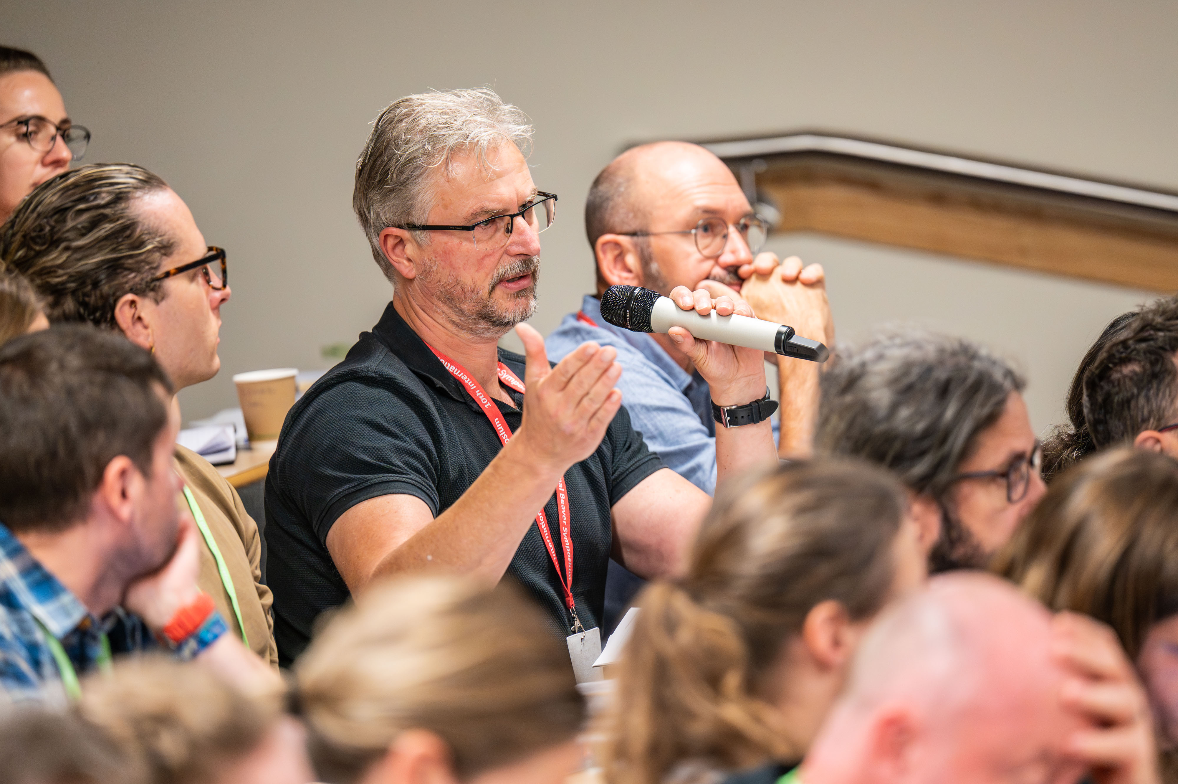 UHI Inverness researcher talking during conference UHI Inverness researcher talking during conference