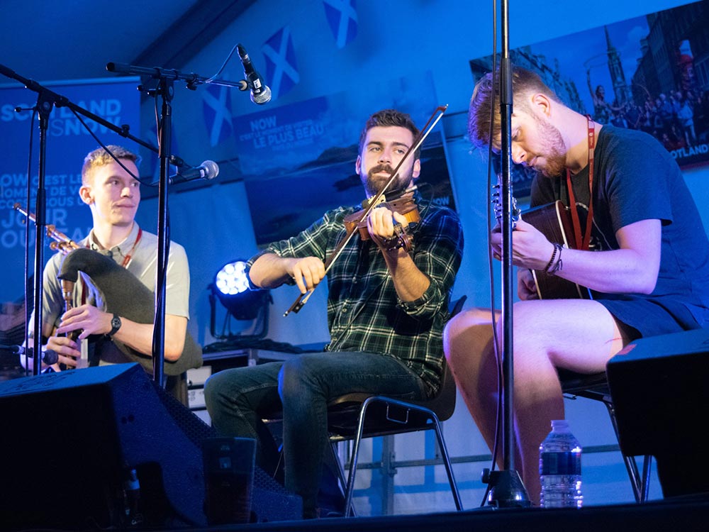 Four music graduates performed at the 21st New York City Tartan Week. Four music graduates performed at the 21st New York City Tartan Week.