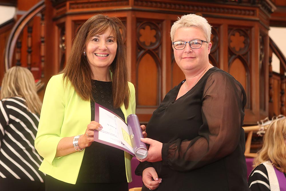A dedicated student with a professional approach to her work was named as the university’s further education student of the year. A dedicated student with a professional approach to her work was named as the university’s further education student of the year.