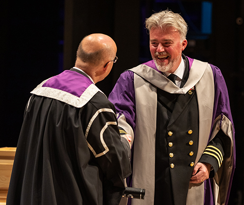 Iain Macneil receiving award Iain Macneil receiving award