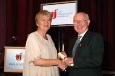 Colin MacKay awards Dr MacIver Colin MacKay awards Dr MacIver