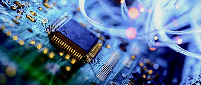 Close up of a circuit board