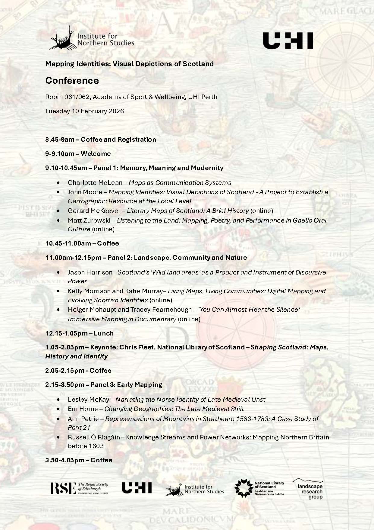 A picture of the Mapping Identities Programme