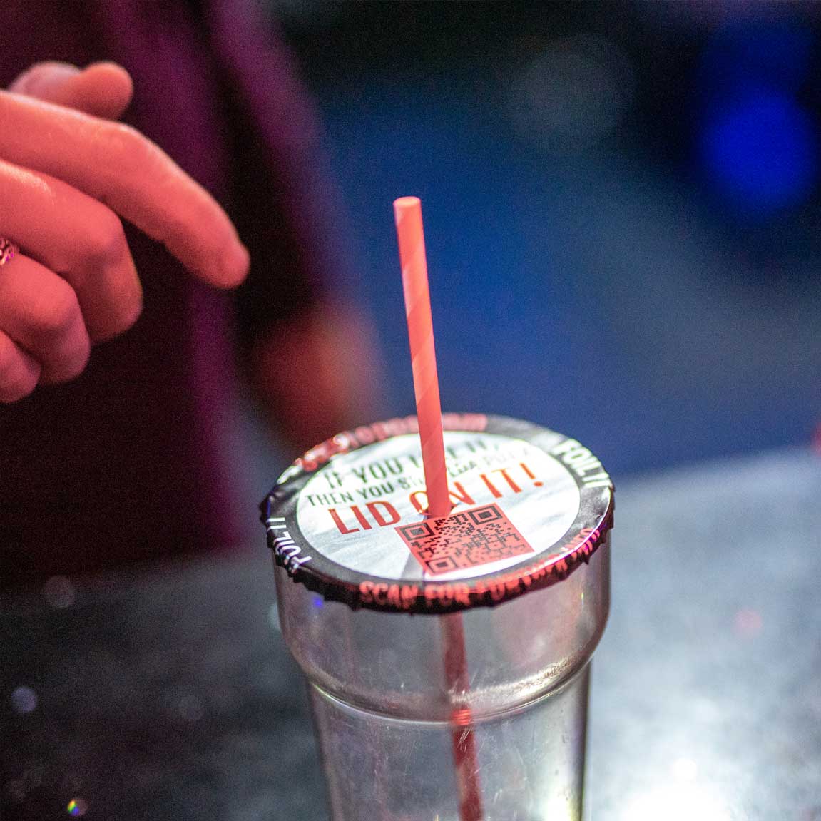 Glass with a Stop Topp