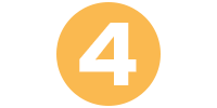 Number 4 in a yellow circle Number 4 in a yellow circle
