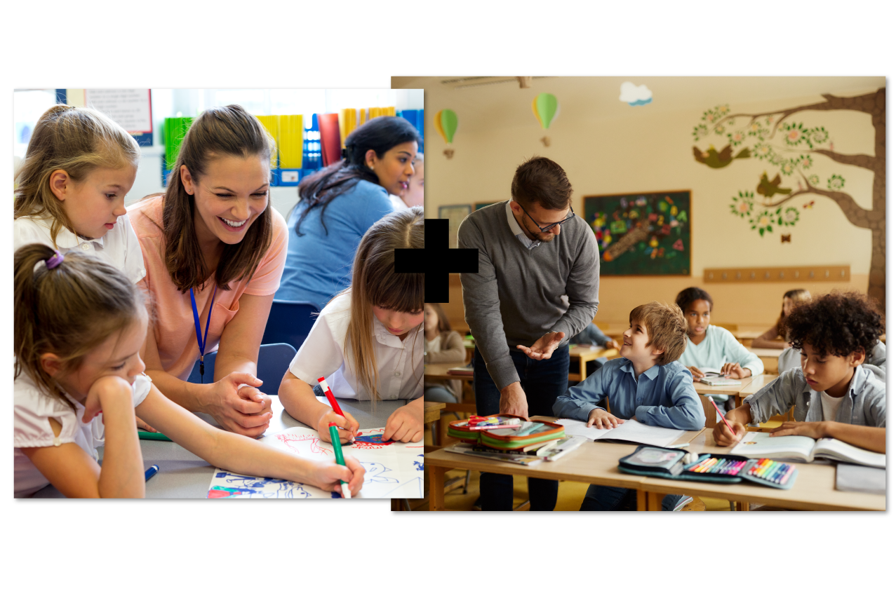 Collage of 2 | nursery classes Collage of 2 | nursery classes