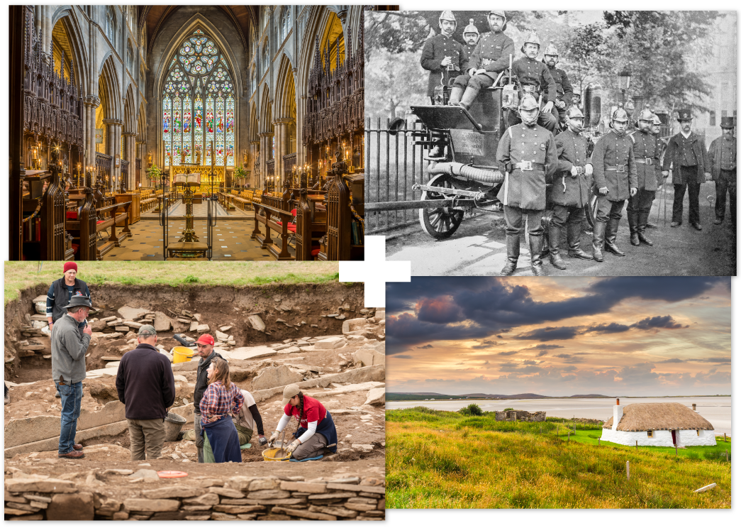 Selection of images showcasing humanities subjects