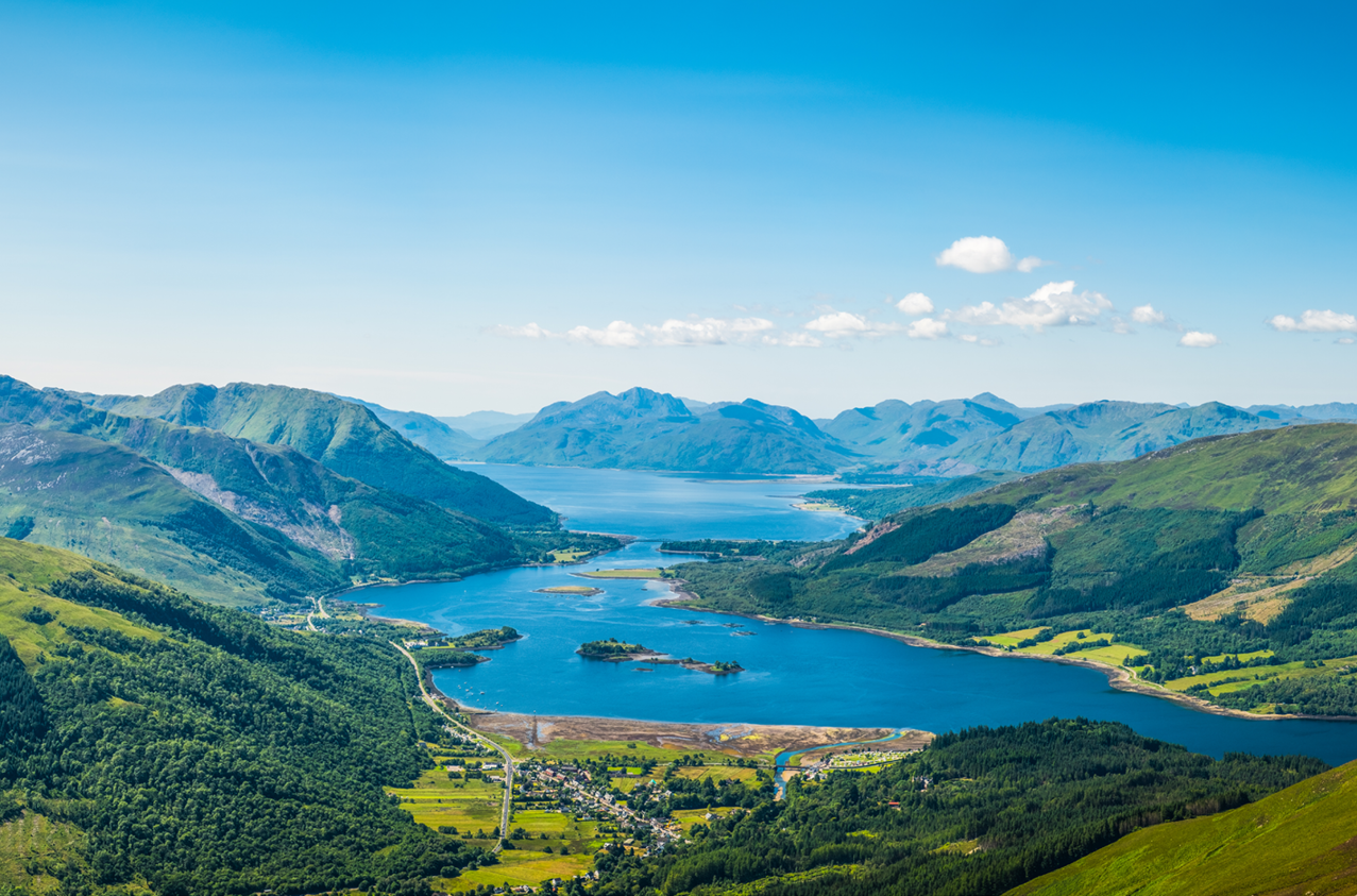 Loch Leven and Loch Linnhe at Glencoe Loch Leven and Loch Linnhe at Glencoe